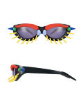 Toy Glasses Model 1. Black with coloured pins