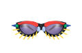 Toy Glasses Model 1. Black with coloured pins