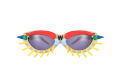 Toy Glasses Model 1. Skin tone with coloured pins