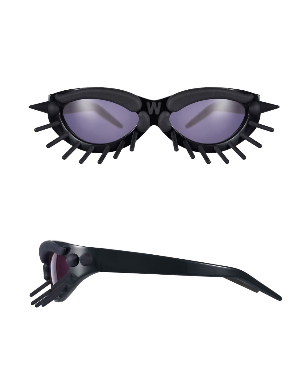 Toy Glasses Model 1. Black with black pins