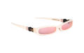 GRACE. Sunglasses. Glossy Ivory & Pink