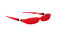 GRACE. Sunglasses. Glossy Red
