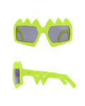 Bliksem Sunglasses. Neon Yellow
