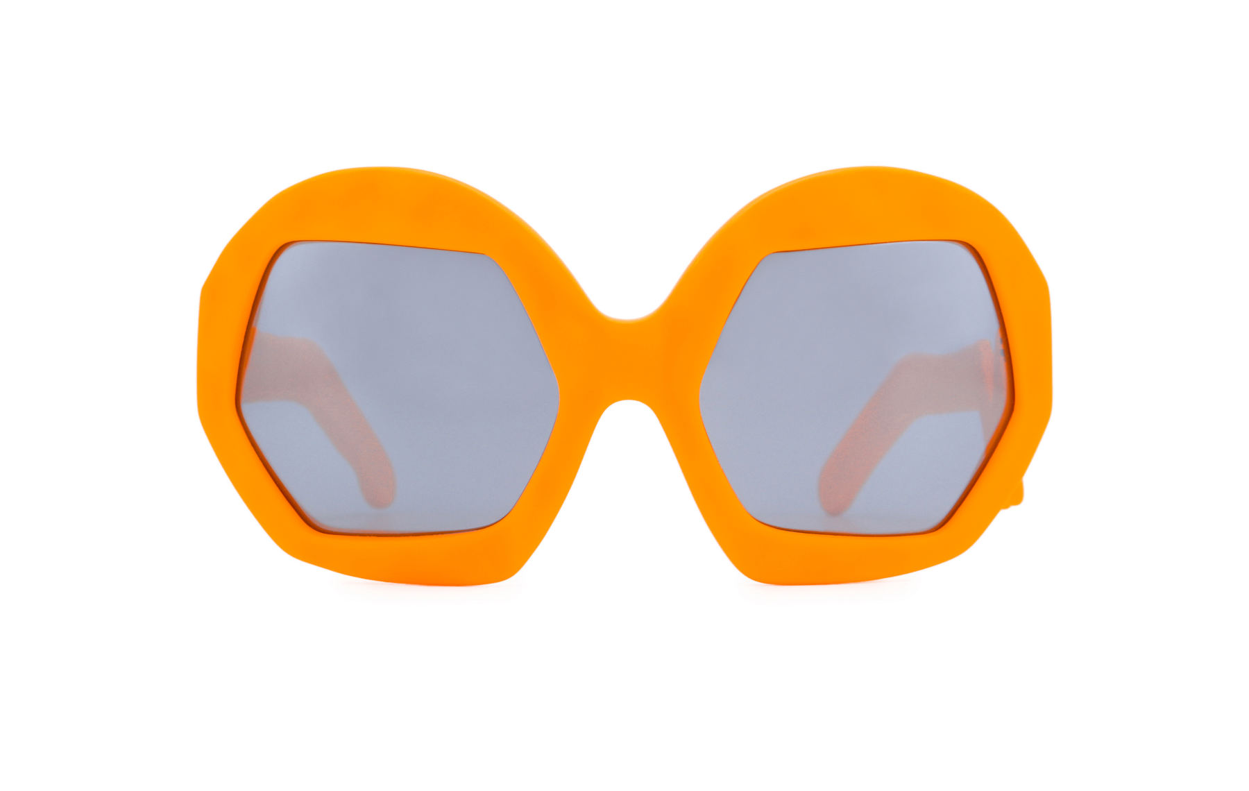 FAKBYFAK x Walter Van Beirendonck  Donder Sunglasses. Neon Orange Code: FBF-09-14-08