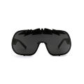 BlitZ Solar Shield Sunglasses. Black & Black Lightning