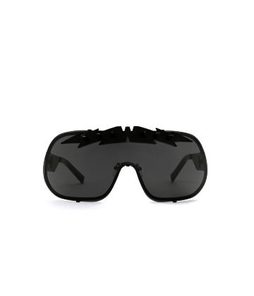 BlitZ Solar Shield Sunglasses. Black & Black Lightning
