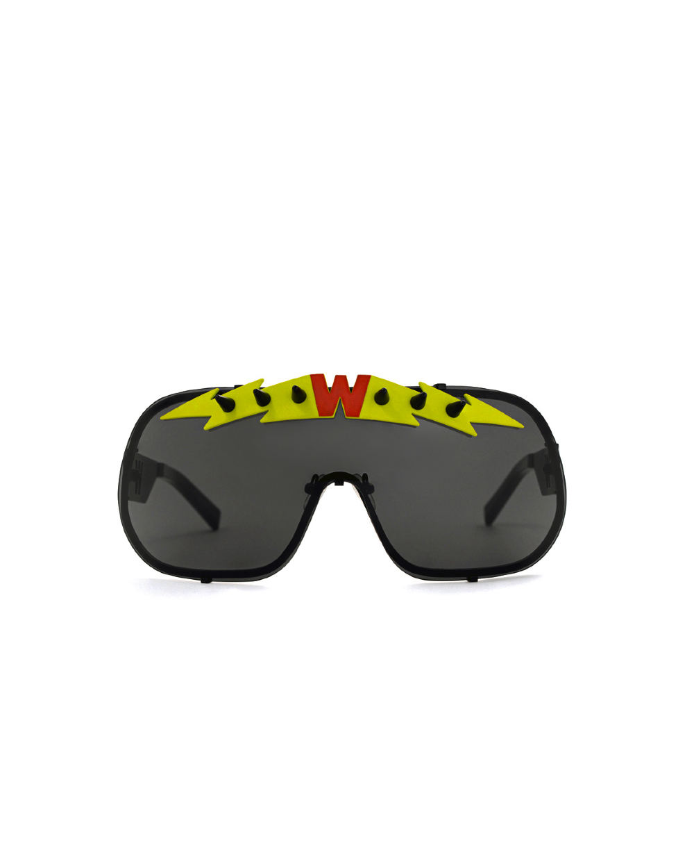BlitZ Solar Shield Sunglasses. Black &amp; Neon Lightning