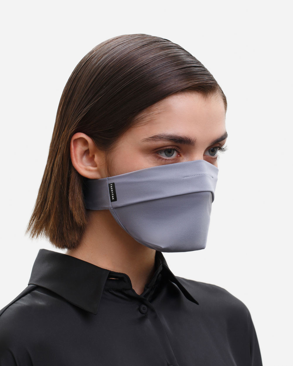 The Vega. Ear Strap-Free High-End Protective Antibacterial (ATB-UV+) Face Mask. Grey