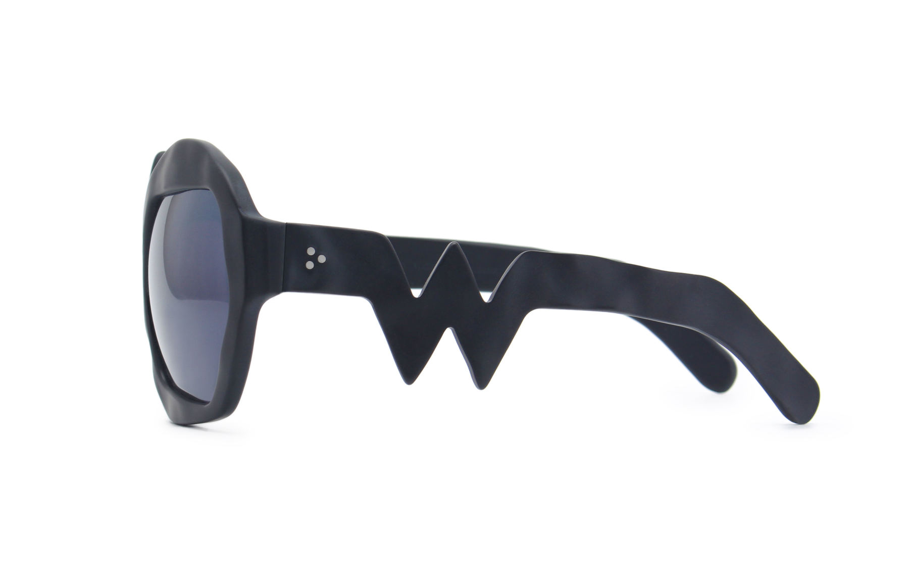 FAKBYFAK x Walter Van Beirendonck  Lightning Sunglasses. Black Code: FBF-09-11-01