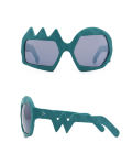 Lightning Sunglasses. Petrol Green