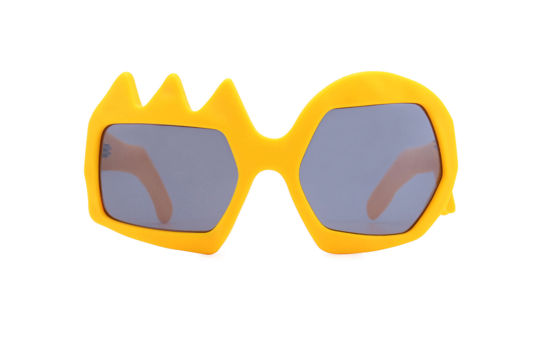 FAKBYFAK x Walter Van Beirendonck  Lightning Sunglasses. Zinnia Orange Code: FBF-09-11-06