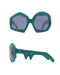 Thunder Sunglasses. Petrol Green