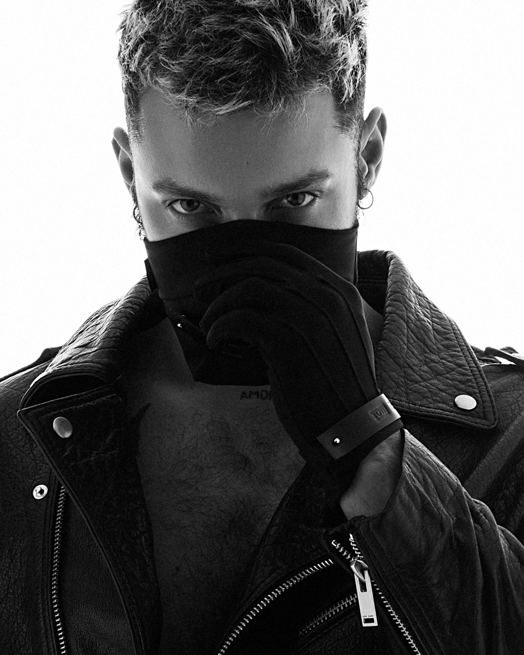 TOM OF FINLAND x FAKBYFAK  Fine Face Covering Mask & Gloves. Exclusive Centennial Edition Kit. Black Code: FBF-41103-01