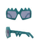 Bliksem Sunglasses. Petrol Green