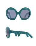 Donder Sunglasses. Petrol Green