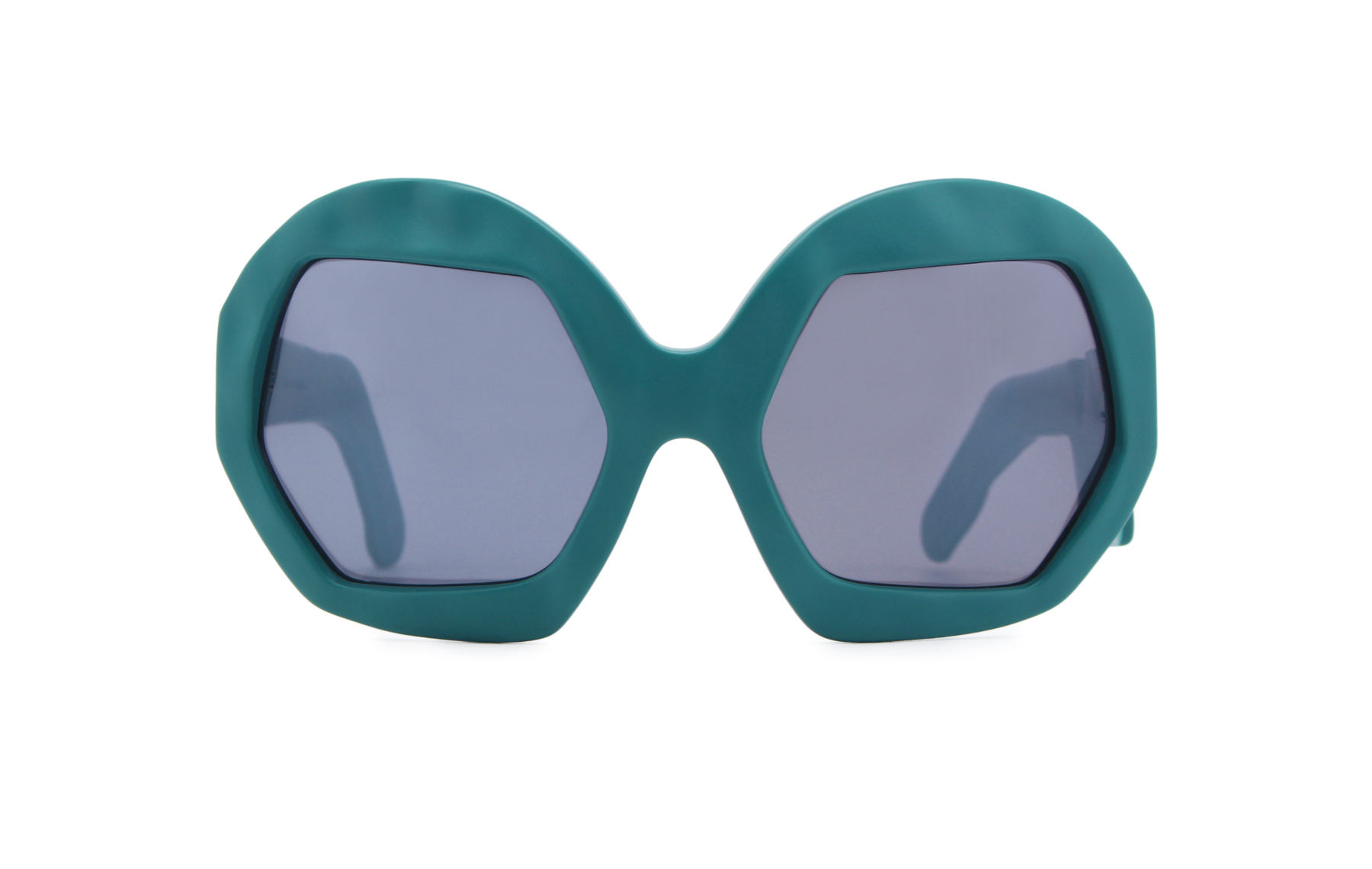 FAKBYFAK x Walter Van Beirendonck  Donder Sunglasses. Petrol Green Code: FBF-09-14-05