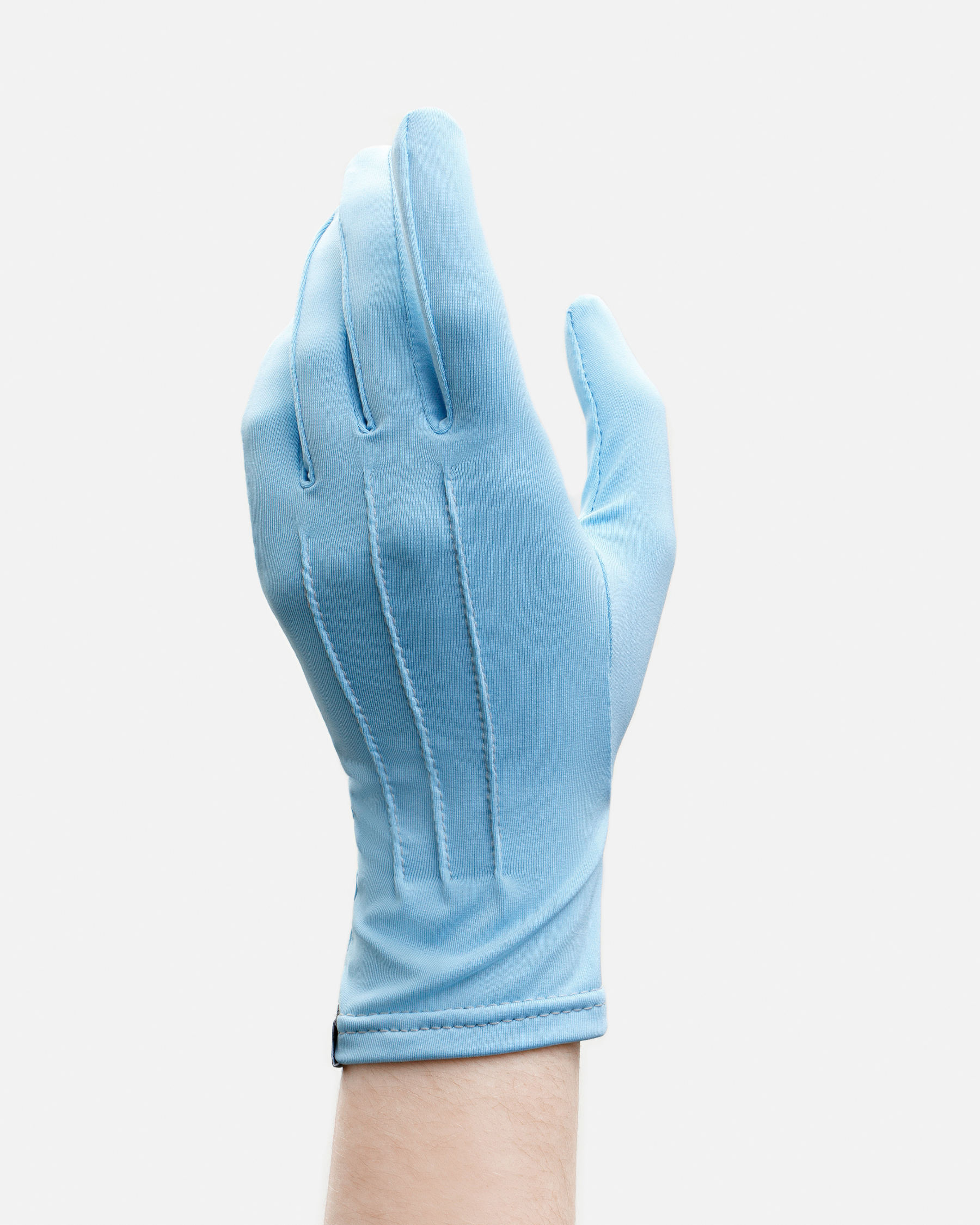FAKBYFAK  The Vega. Fine Protective Antibacterial (ATB-UV+) Unisex Gloves. Light Blue Code: FBF-41101-05